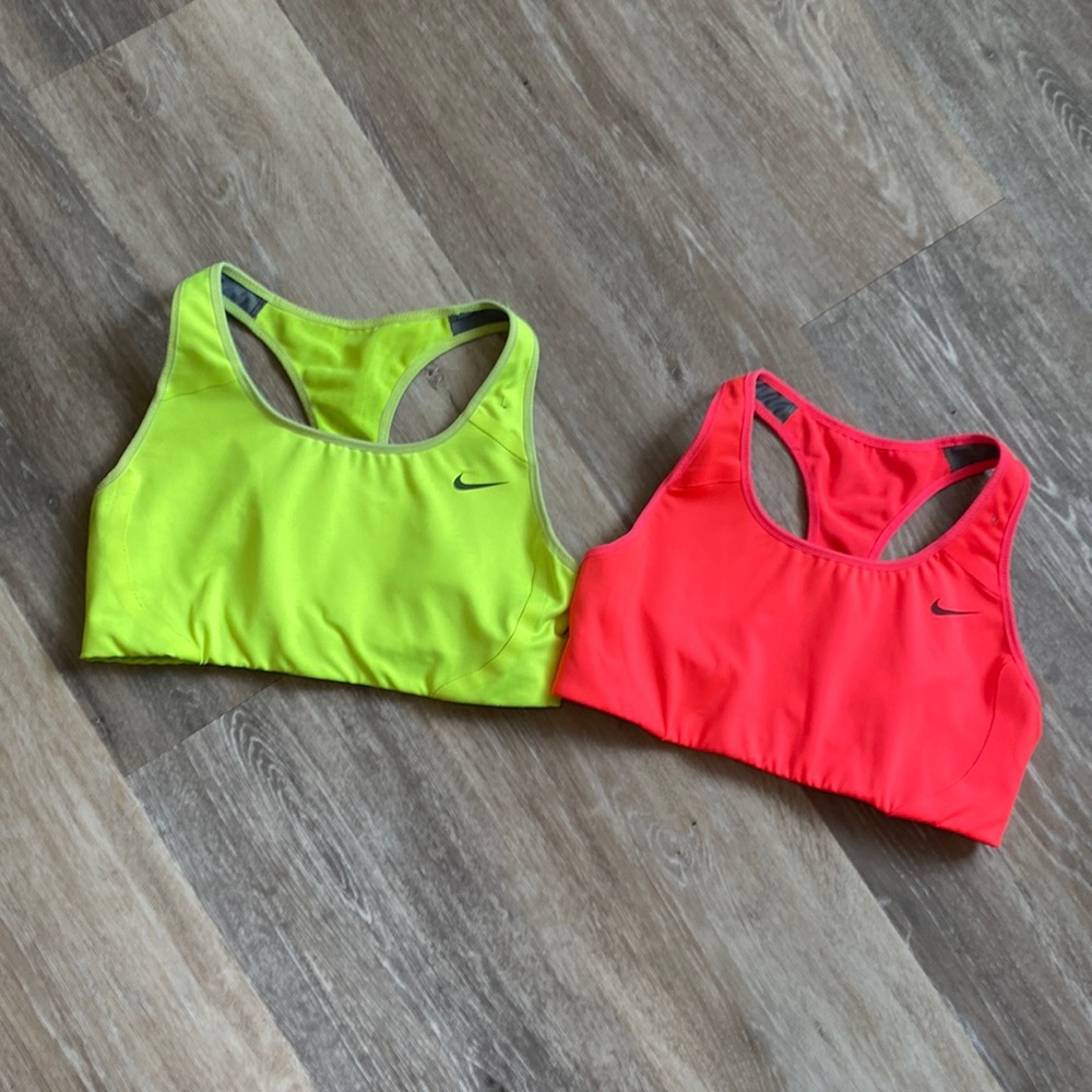 Neon Nike Sports bra (Small)